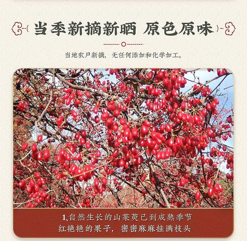 TongRen Tang Natural Cornus Fruit 80g Dried Cornus 2.82oz Loose Leaf Tea Canned Tea Herbal Tea China Health Care 南京同仁堂山茱萸干山萸肉罐装