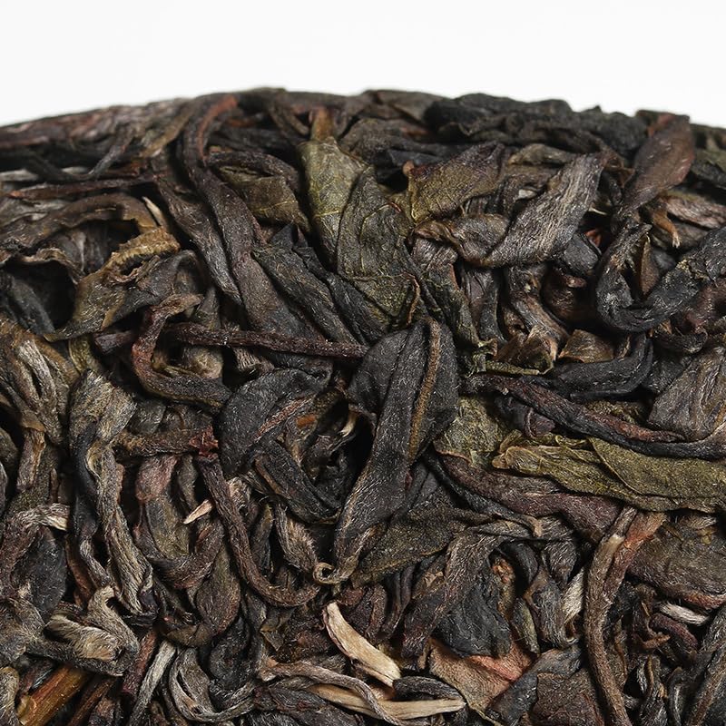 Natural and Additive-free Yunnan Puerh Tea Jingmai Lanxiang Raw Tea 357g Qizi Cake Deliciously Smooth Puerh Tea Green Tea 云南普洱茶 景迈兰香生茶357g 七子饼