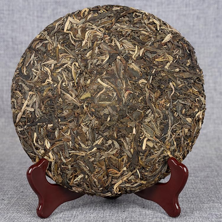 Premium Nannuo Mountain Ancient Tree Puerh Raw Tea Cake Sun-dried Yunnan Tea Puerh Green Cake 357g Additive-free Green Tea 南糯山古树普洱生茶饼 晒青云南茶叶普洱青饼357g