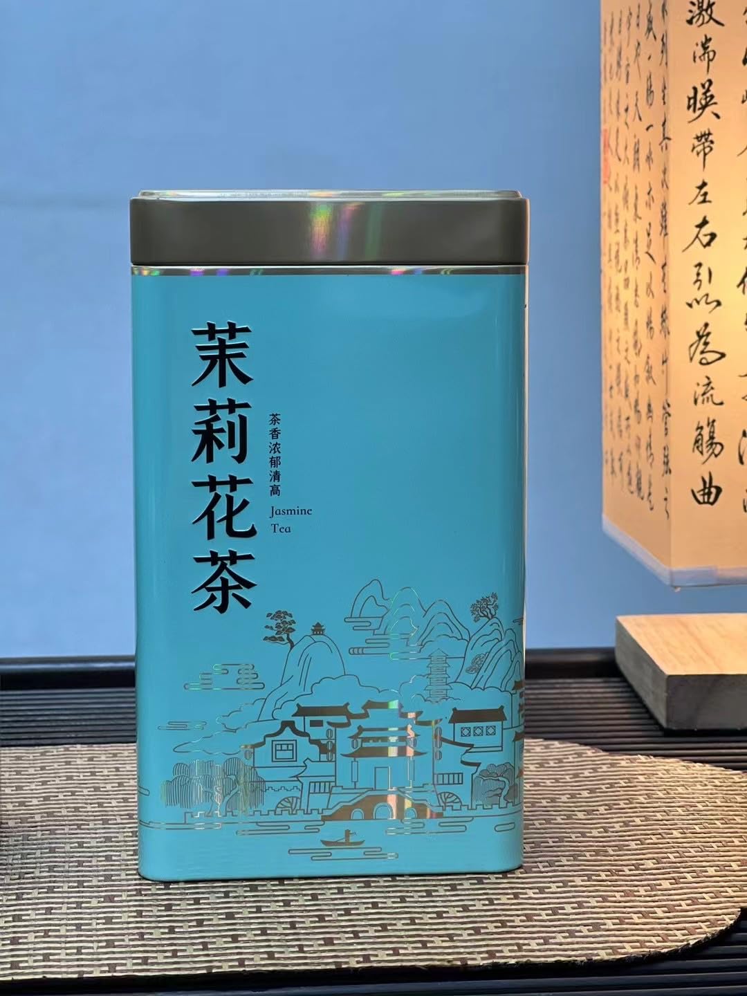 Premium Organic Jasmine Tea Green Tea 500g(250g*2) Strong Fragrance High Mountain Jasmine Tea loose Tea 茉莉花茶新茶绿茶浓香型高山手采小针王茉莉花茶