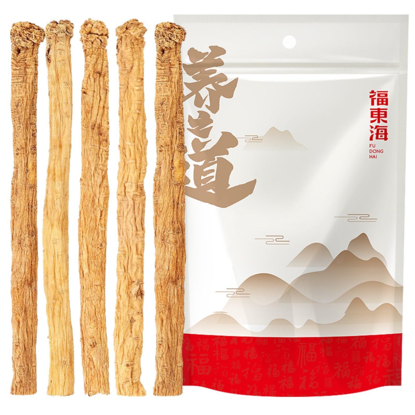Radix Et Rhizoma Ginseng 130g Chinese Herbal, Herbal Tea, Can Be Used with Goji In Soup and Water Radix Codonopsis 党参200g/袋