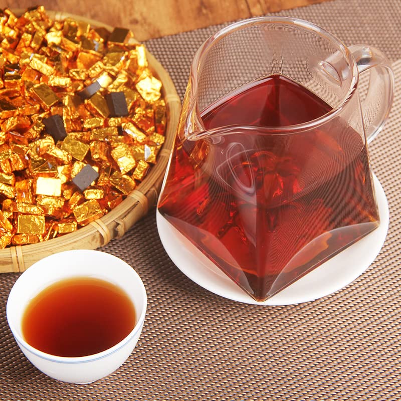 Premium Puerh Ripe Tea Paste 500g Concentrated Instant Tea Aged Puerh Tea Rich and Aromatic Black Tea From China 普洱熟茶膏黄金膏 小粒浓缩速溶茶老普洱500克