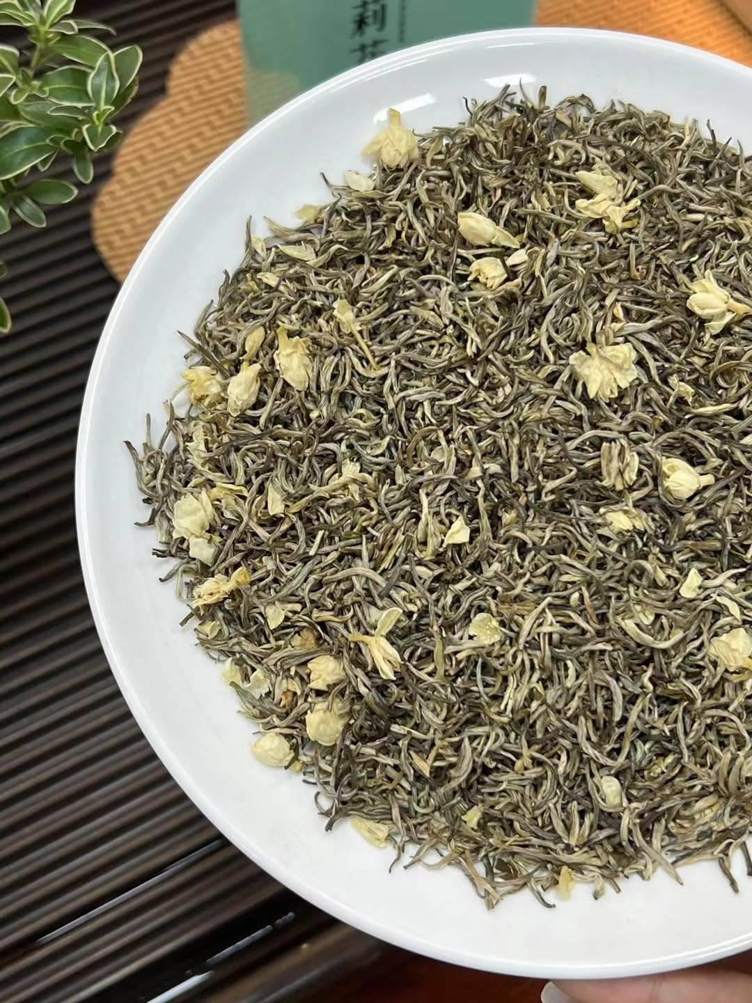 Premium Organic Jasmine Tea Green Tea 500g(250g*2) Strong Fragrance High Mountain Jasmine Tea loose Tea 茉莉花茶新茶绿茶浓香型高山手采小针王茉莉花茶