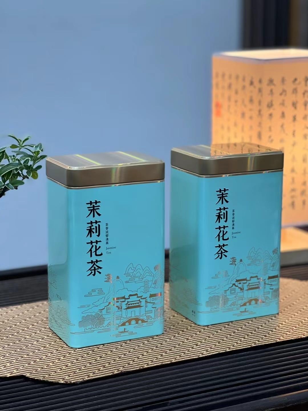 Premium Organic Jasmine Tea Green Tea 500g(250g*2) Strong Fragrance High Mountain Jasmine Tea loose Tea 茉莉花茶新茶绿茶浓香型高山手采小针王茉莉花茶