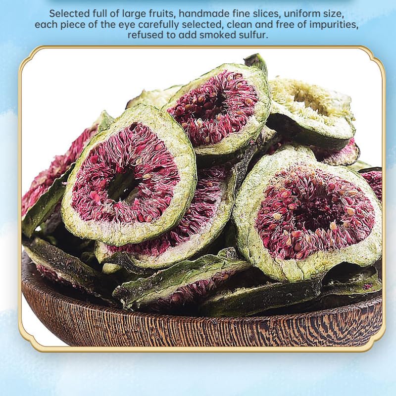 Tongrentang Herbal Tea 45g Dried Fig Slices, Sugar-Free Packaging, Naturally Sweet Enjoy The Delightful Taste of Fruit Tea 南京同仁堂无花果干片无糖45克