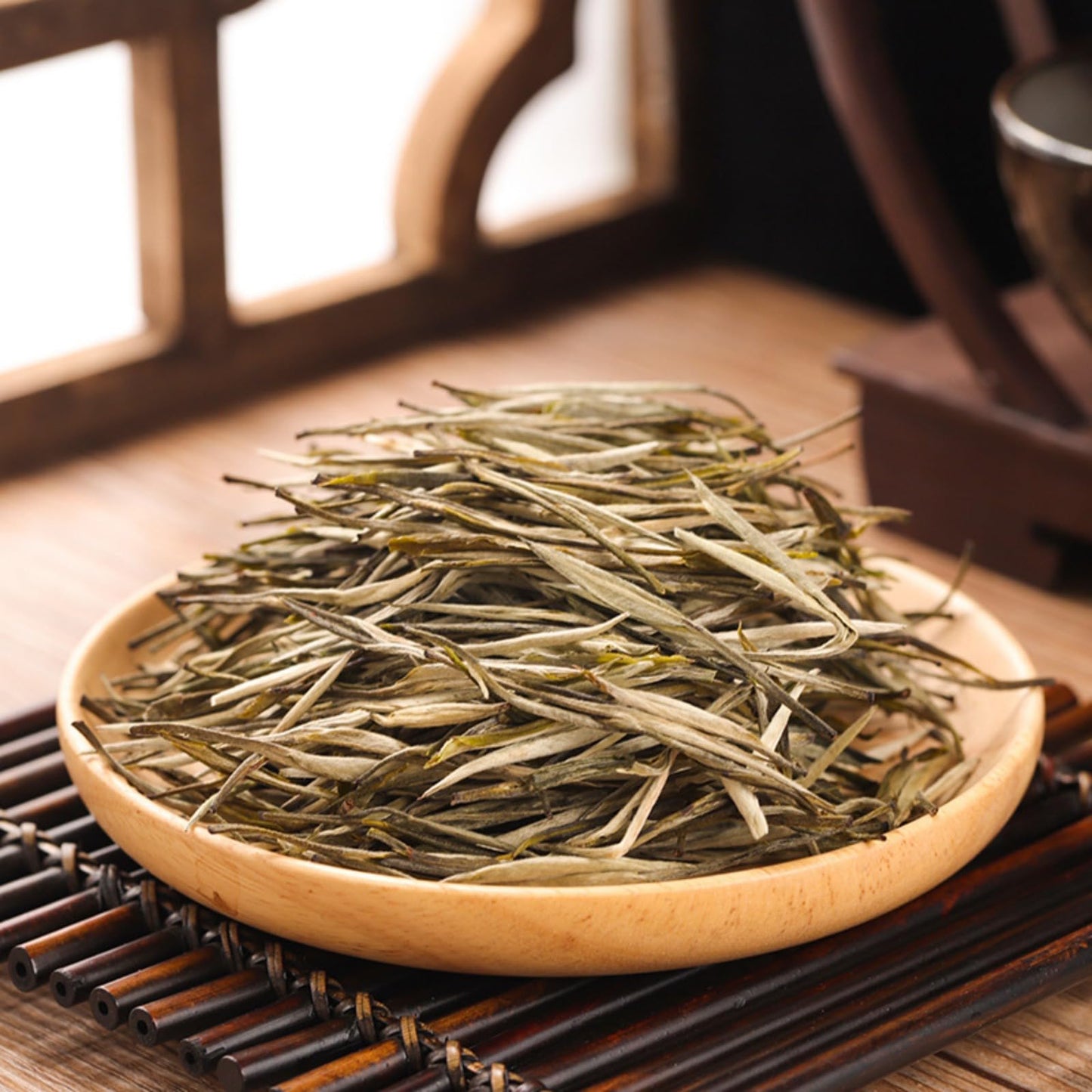 One Bud One Leaf Green Tea Loose Roasted Green Tea Yunnan Green Tea 500g Strong Aroma, Sweet Taste and Brewing Resistance 新茶一芽一叶玉针绿茶散装烘青香针绿茶云南特产松针绿茶