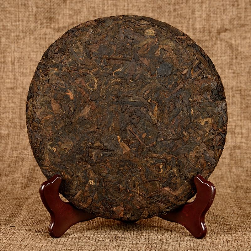 Natural Without Additives Puerh Tea Yunnan Pu'er Tea Yiwu Zhengshan Early Spring Tea Premium Cooked Tea 357g/ 12.59oz Black Tea 易武正山早春茶(熟茶)357克七子饼