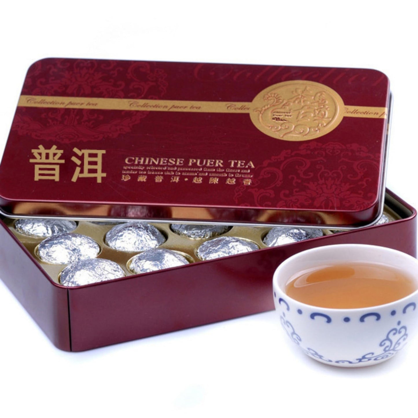 Yunnan Natural and Additive-free Puerh Tea Raw Tea 75g Beautifully Packaged In A Box Original Flavour Small Golden Tuo Mini Tuo Tea Tea Green Tea 普洱茶生茶 原味小金沱 天香迷你小沱茶