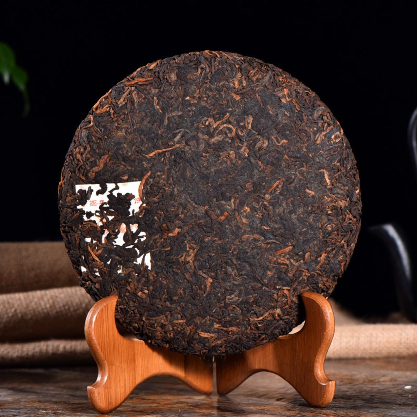 Pu-erh Tea Cooked Tea Organic Loose Leaf 400g Zodiac Memorial Cake Yunnan Qizi Cakes Tea Healthy and Delicious Black Tea 普洱茶 熟茶 溢庆源生肖纪念饼 357g云南七子饼茶叶