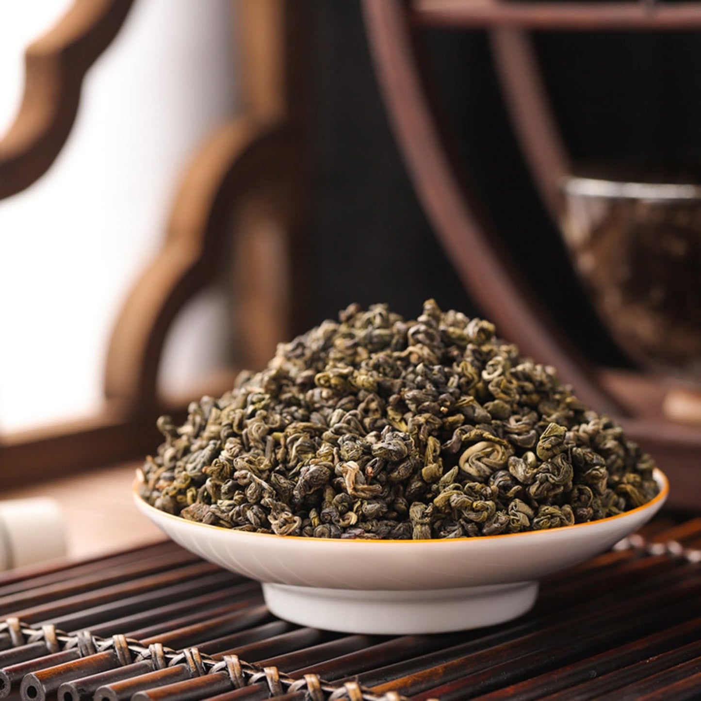 Yunnan Natural Tea Biluochun Tea Yunnan Big Leaf Strong Fragrance Green Tea Loose High Mountain Yunwu Tea 500g 新茶云南茶叶碧螺春茶云南大叶种浓香绿茶散装高山云雾曲茶