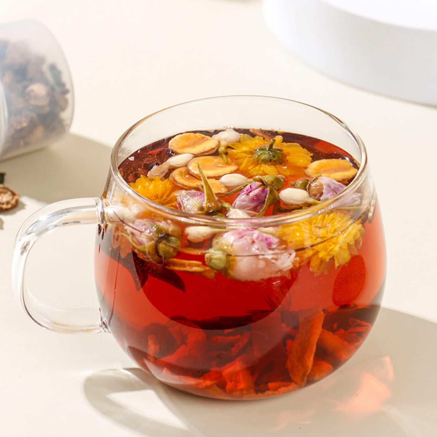 Tea of The Week for Women's Tea Small Can Health Tea Combination Chinese Herbal Tea Goji Berries 97.5g (3.43oz) Corn Husk Tea 一周茶 女神茶 小罐养生茶 伴手礼 组合茶 菊花枸杞赤小豆玉米须