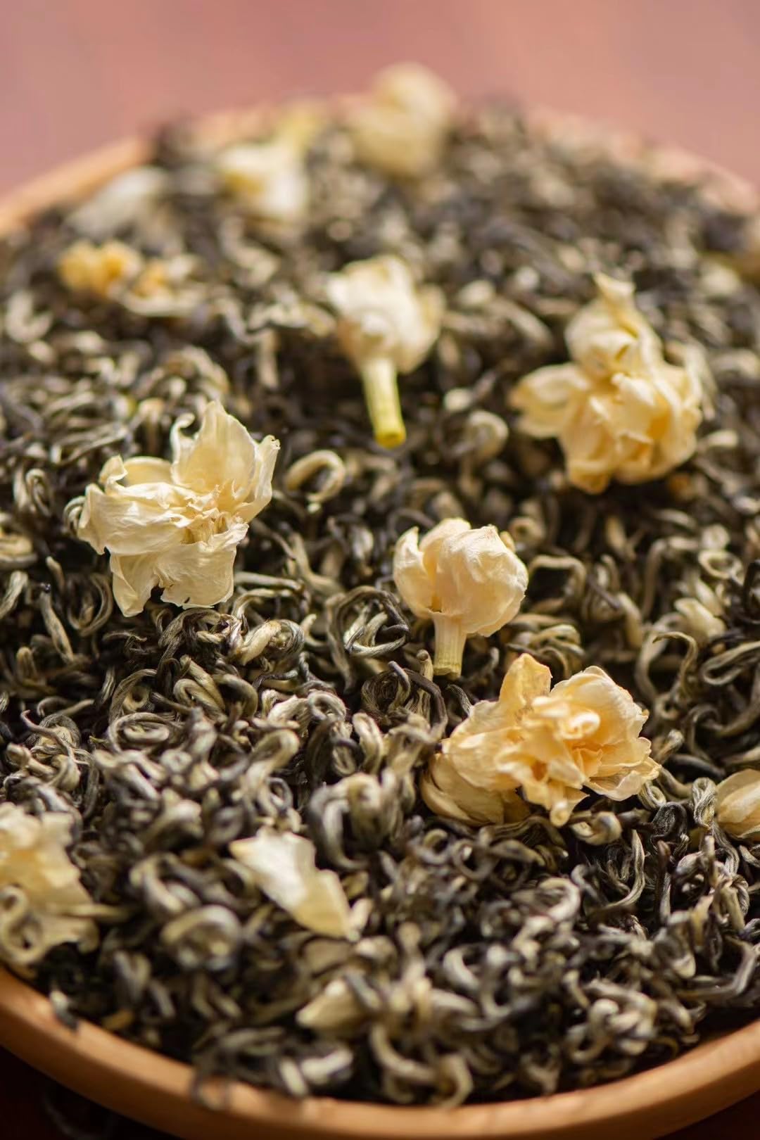 Premium Jasmine Tea Pre-ming Dynasty Green Tea Flavourful and Full of Fragrance 300g Natural Chinese Tea 飘雪茉莉花茶明前绿茶味浓劲足满屋飘花香300克