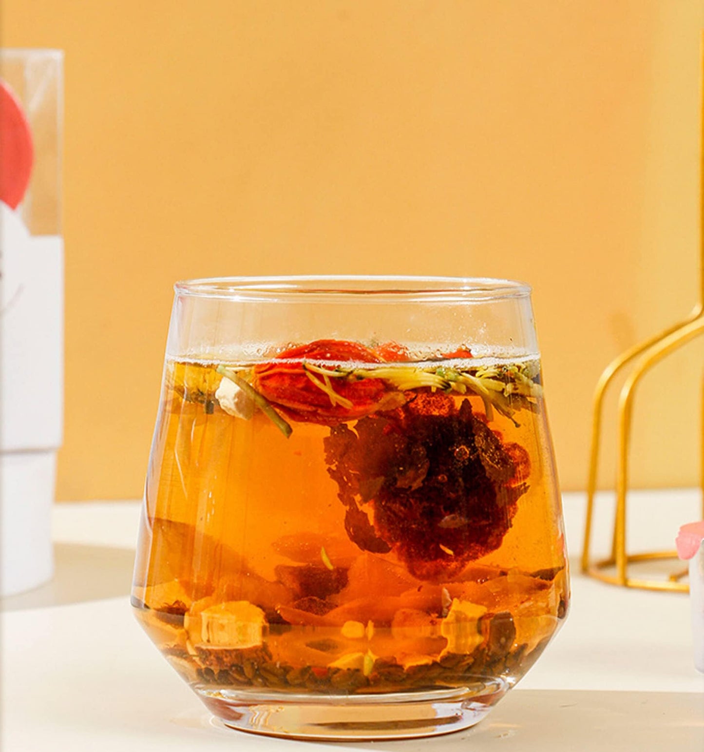 Tea of The Week for Women's Tea Small Can Health Tea Combination Chinese Herbal Tea Goji Berries 97.5g (3.43oz) Corn Husk Tea 一周茶 女神茶 小罐养生茶 伴手礼 组合茶 菊花枸杞赤小豆玉米须