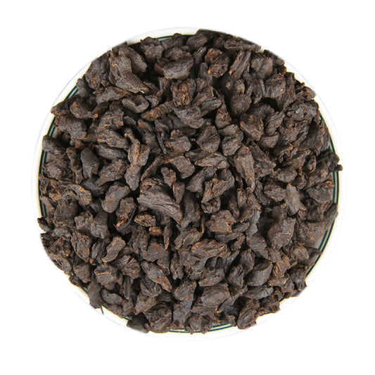Fossilized Glutinous Tea Fossilized Tea Puerh Tea Ripe Tea Bulk Tea Ancient Tree Broken Silver Tea 500g Loose Yunnan Black Tea 糯米香茶化石茶叶普洱茶熟茶散装茶古树碎老茶头银子
