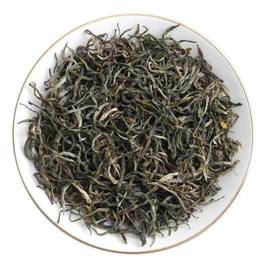 Premium Organic Yunnan Green Tea Spring Tea (Yunsi) Natural and Additive-free 500g Spring Tea Dian Green Loose Tea 云南绿茶 明前春茶 银丝 (云丝 )春茶 滇绿 散茶