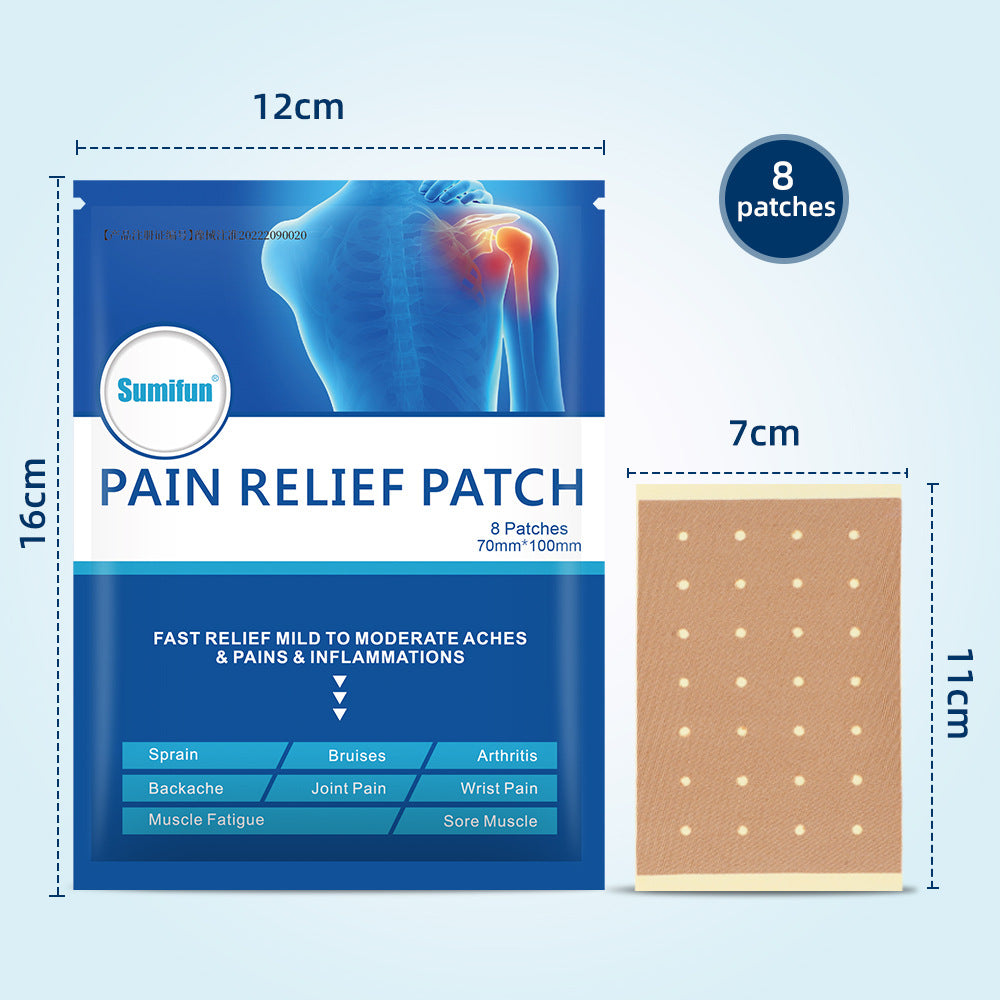 3 Packs, Pain relief patch (8pcs/bag)*3 脊椎颈椎膏药贴1包/8贴