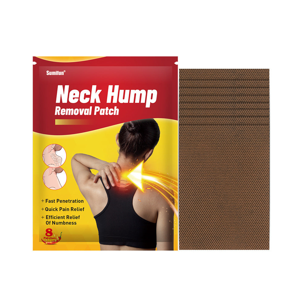 3 Packs,Neck Hump Patch / pain caused bybone and joint diseases 20g (8pcs/bag)*3 颈部肿胀富贵包膏药贴