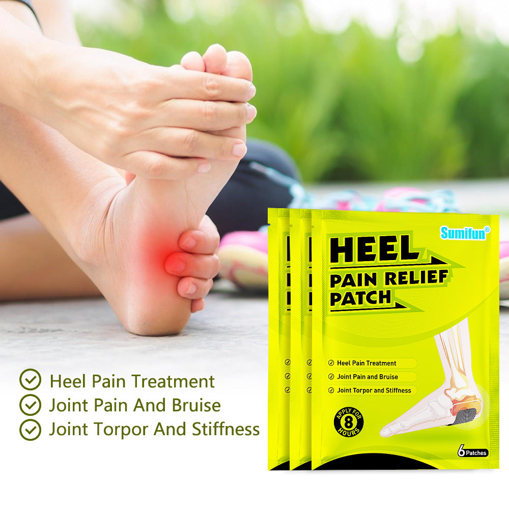 3 Packs,Heel pain Relief patch / Heel Pain Treatment /Joint Pain and Bruise /Joint Torpor and Stiffness 24pcs (3 Packs*8pcs) 足底/脚后跟,肌腱痛 关节膏药贴