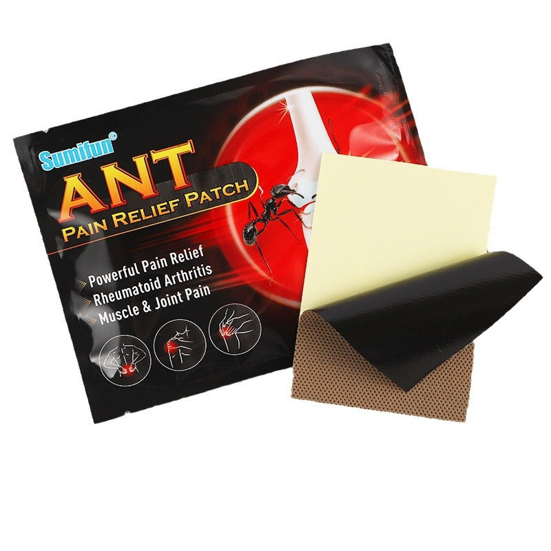 3 Packs, Ant Poison Relief patches / Powerful Pain Relief / Rheumatoid Arthritis / Muscle & Joint Pain 24pcs (3 Packs*8pcs)  蚂蚁关节膏药贴肩颈腰腿骨科护理贴