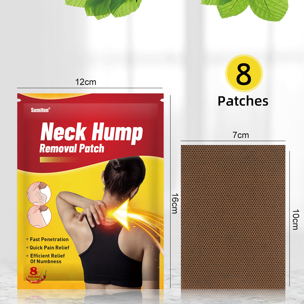3 Packs,Neck Hump Patch / pain caused bybone and joint diseases 20g (8pcs/bag)*3 颈部肿胀富贵包膏药贴