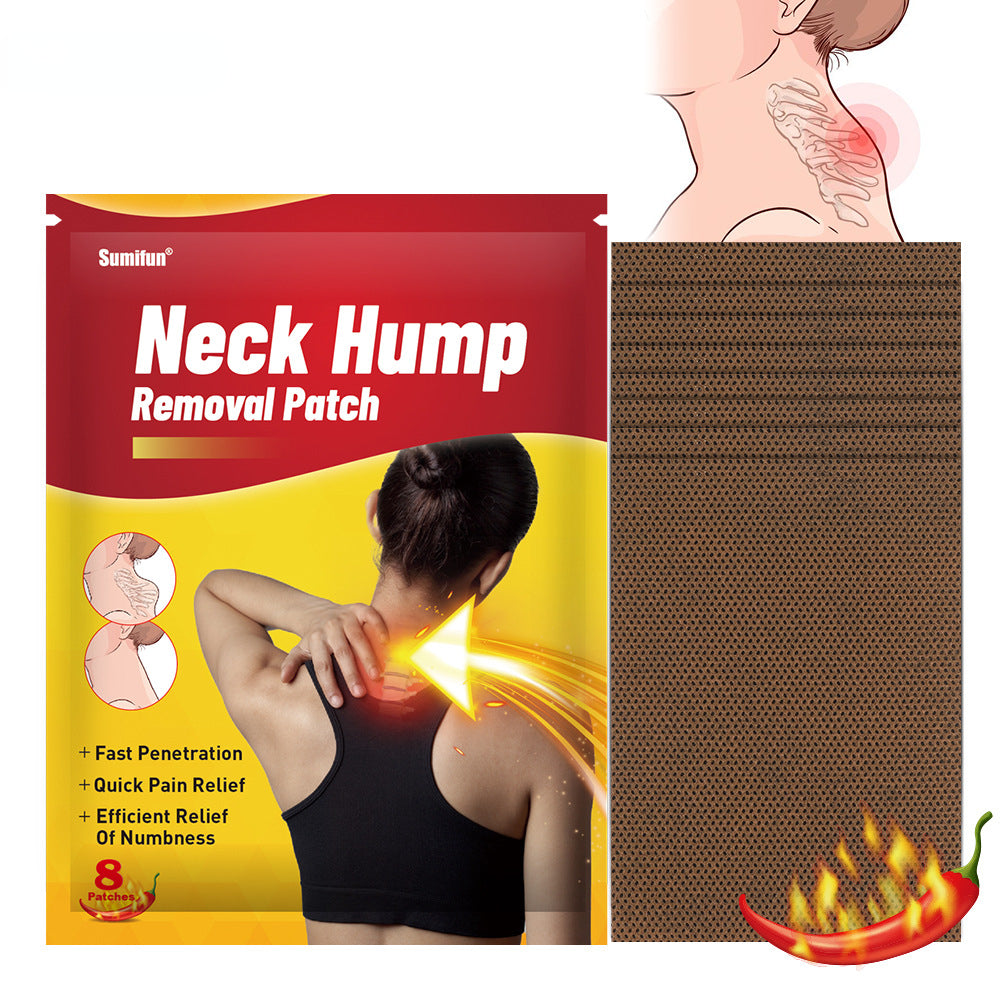 3 Packs,Neck Hump Patch / pain caused bybone and joint diseases 20g (8pcs/bag)*3 颈部肿胀富贵包膏药贴