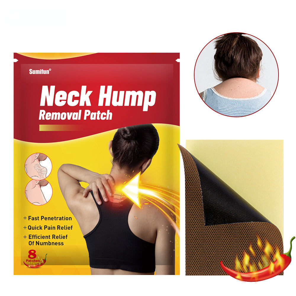 3 Packs,Neck Hump Patch / pain caused bybone and joint diseases 20g (8pcs/bag)*3 颈部肿胀富贵包膏药贴