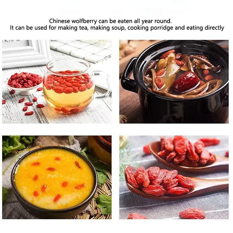Herbal Tea Qinghai Wolfberry Origin Source Large Grain Wolfberry Goji Berries Raw Dried Goji Berries, Gluten-Free