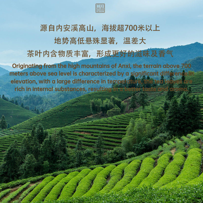 Natural Organic Anxi Traditional Flavor Tieguanyin Qingxiang High Mountain Tea Core Appellation 200g Loose Tea Green Tea 安溪祥华正味铁观音清香型