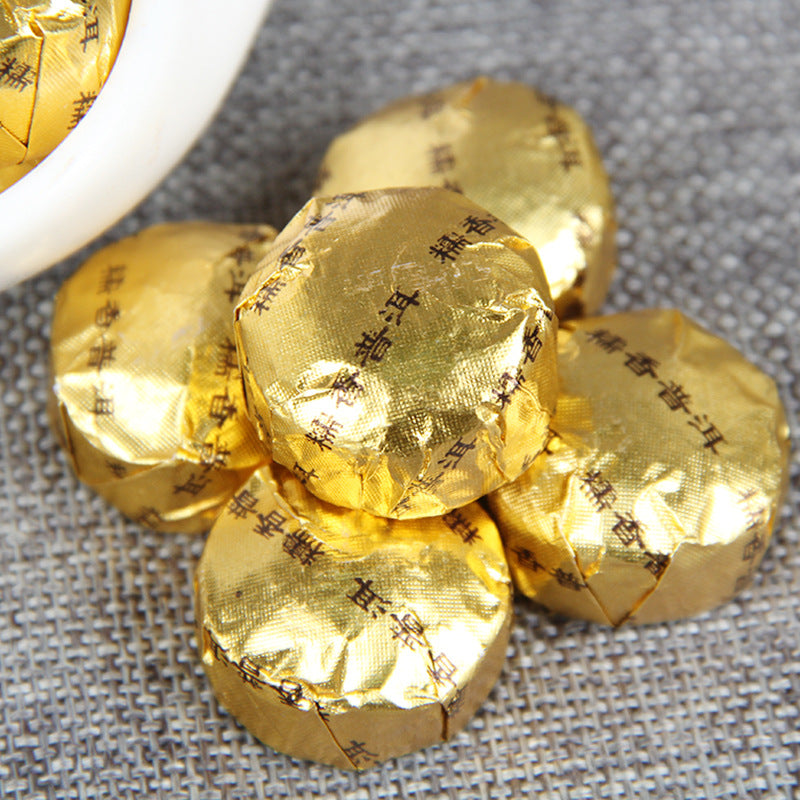 Pu'er Tea Gnomishang Pu'er Small Tuocha Gnomishang Tea Mini Ripe Tuo Tea Gnomishang Pu'er Tea Black Tea 500g