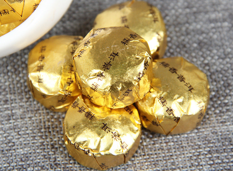 Pu'er Tea Gnomishang Pu'er Small Tuocha Gnomishang Tea Mini Ripe Tuo Tea Gnomishang Pu'er Tea Black Tea 500g