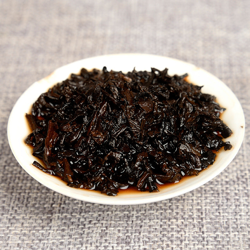 Yunnan Pu-erh Tea Mini-brick Sun-dried Tea Original Flavor 500g Small Square Brick Kanti Ripe Tuo Mellow and Thick Smooth