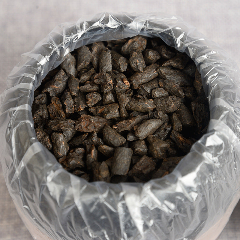 Tea Fossil No.3 Gift Box Black Tea Yunnan Tea 500g Old Tea Head Ripe Pu'er Tea with Glutinous Aroma