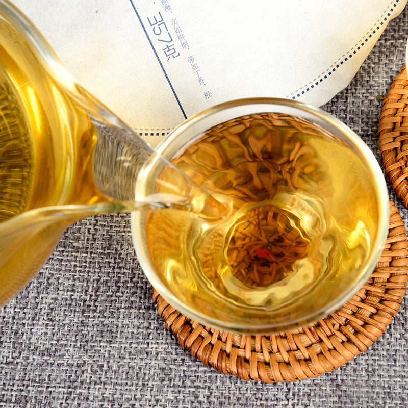 Puerh Tea Cake Tea Wuliang Mountain 2019 Early Spring Tea 357g Qizi Cake Raw Tea Cake