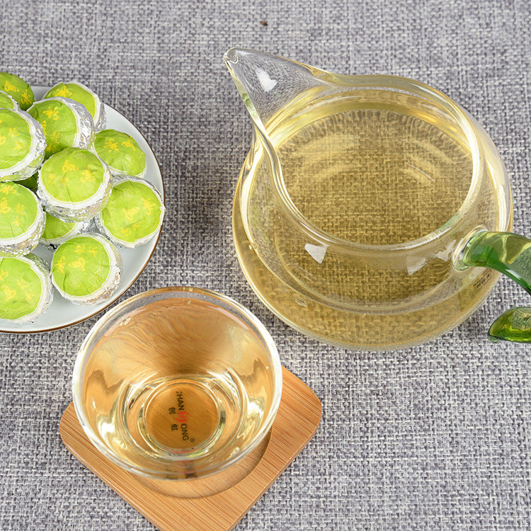 Yunnan Puerh Tea Early Spring Big Tree 500g Raw Tea Dragon Pearl Iced Sugar Sweet Hand-kneaded Tuo Tea Bulk