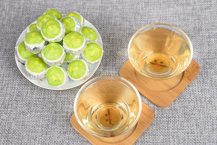 Yunnan Puerh Tea Early Spring Big Tree 500g Raw Tea Dragon Pearl Iced Sugar Sweet Hand-kneaded Tuo Tea Bulk