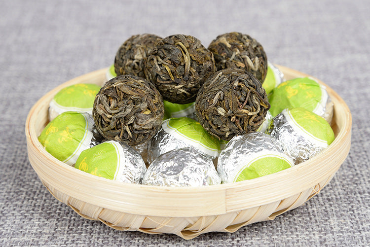 Yunnan Puerh Tea Early Spring Big Tree 500g Raw Tea Dragon Pearl Iced Sugar Sweet Hand-kneaded Tuo Tea Bulk