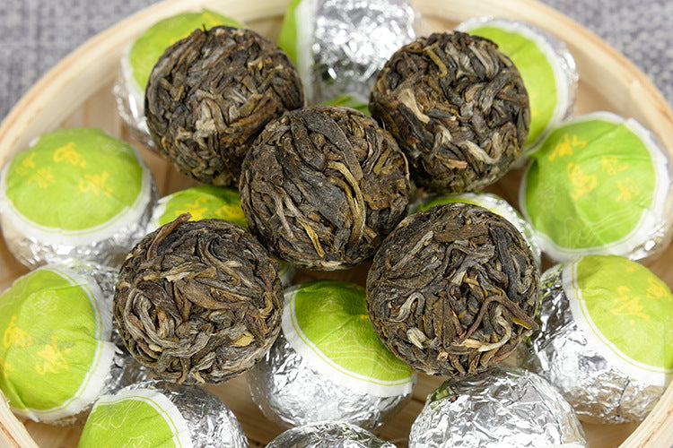 Yunnan Puerh Tea Early Spring Big Tree 500g Raw Tea Dragon Pearl Iced Sugar Sweet Hand-kneaded Tuo Tea Bulk