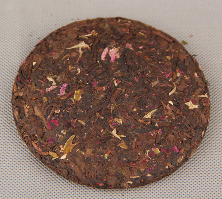 Pu-erh Tea Rose Tea Tea Cake Pu-erh Ripe Tea Tea 100g Cake Rose Pu-erh Tea