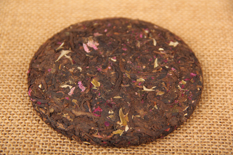 Pu-erh Tea Rose Tea Tea Cake Pu-erh Ripe Tea Tea 100g Cake Rose Pu-erh Tea