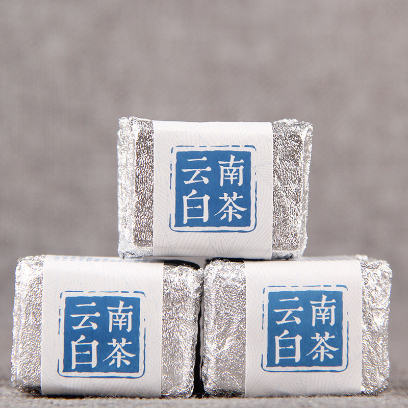 Yunnan White Tea Small Tuocha Gold Brick White Tea Small Square Small Square Brick 500g Pack Sun Flower Nectar Fragrance White Tea