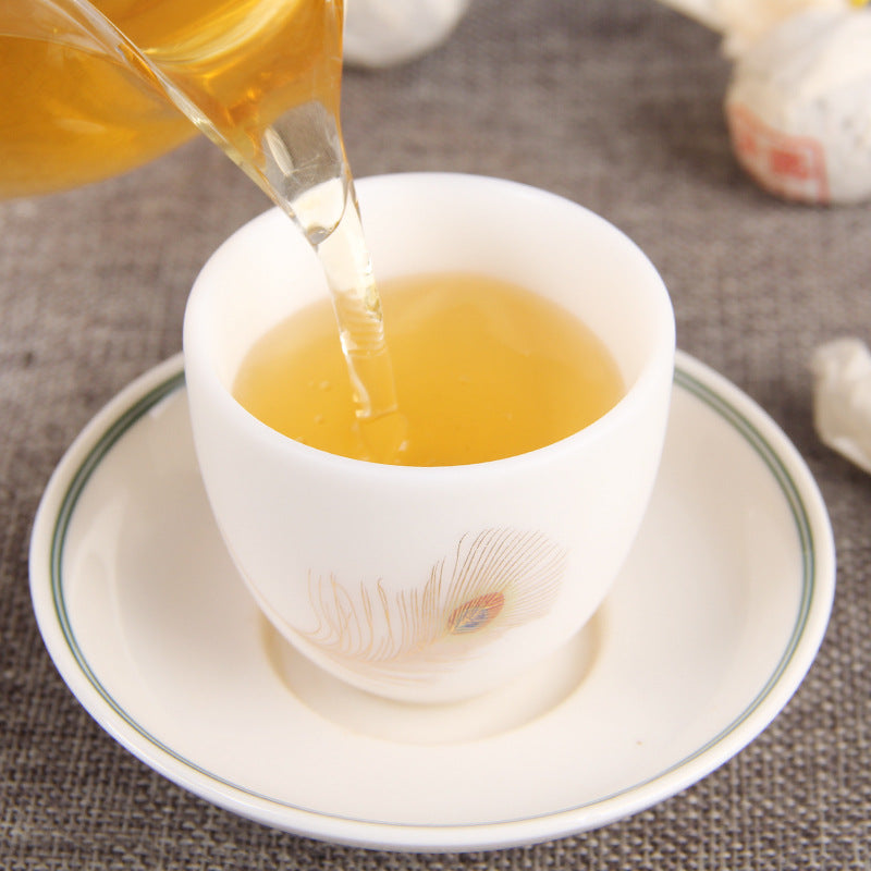 Raw Pu-erh Tea Leaves Pu-erh Raw Tea Ancient Tree Spring Tea Yunnan Small Grain Raw Pu-erh Tuo Tea Green Tea 500g