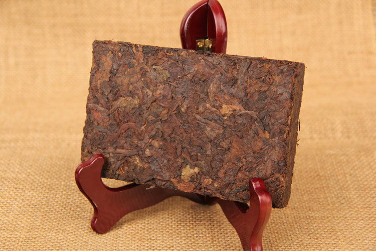 Pu-erh Tea Aged Tea Bamboo Shoot Shell Date Tea Brick Yunnan Pu-erh Brick Tea Ripe Tea Black Tea 250g