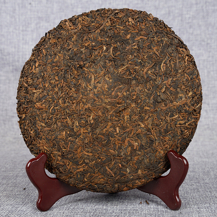 Aged Tea Yunnan, China 357g Ripe Tea From The Ancient Tree of Jingmai, Black Tea and Pu-erh Tea Cake, Mellow, Glutinous and Smooth
