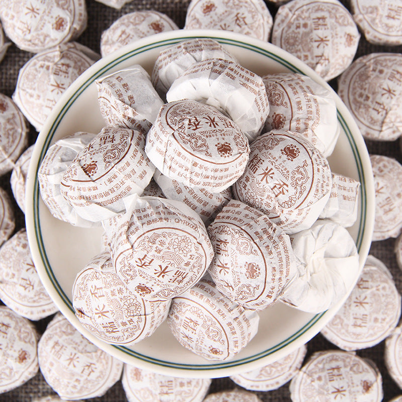 Yunnan Menghai Pu-erh Tea Ripe Tea Mu Zhi NuomiXiang Tuo Mini Small Tuo Tea Nuomi Xiang Tea Black Tea 500g