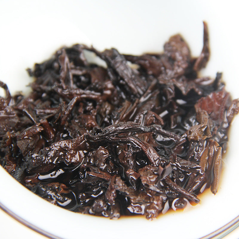 Aged Puerh Tea Black Tea Chen Xiang Gong Ting ChenYun Ripe Tea QiaoMu QiZi Cake Tea Cake 357g
