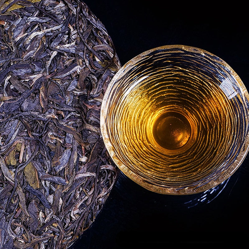 Menghai Flavour Puerh Tea Bulang Mountain Old Tree Yunnan Local Specialties 357g Raw Tea Cake Green Tea