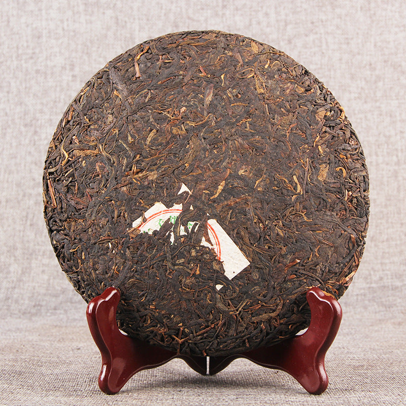 China Yunnan Menghai Medium Term Tea Qiao Mu Old Tree 7577 Raw Tea Green tea Menghai Qizi Cake Tea 357g