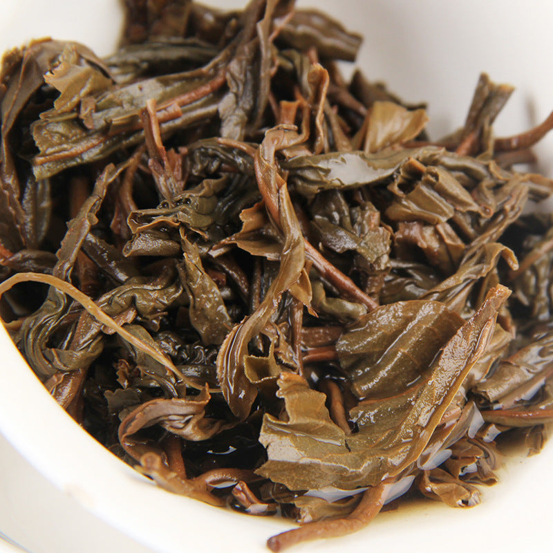 China Yunnan Menghai Medium Term Tea Qiao Mu Old Tree 7577 Raw Tea Green tea Menghai Qizi Cake Tea 357g