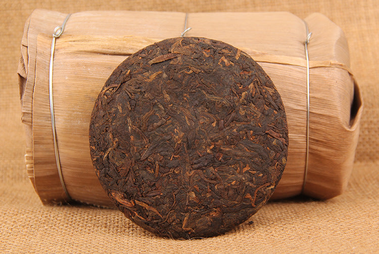 Tea Pu'er Tea Ripe Tea Cake Tea Pu'er Ripe Tea Old Flavor Small Cake Pu'er Qizi Cake Tea 100g