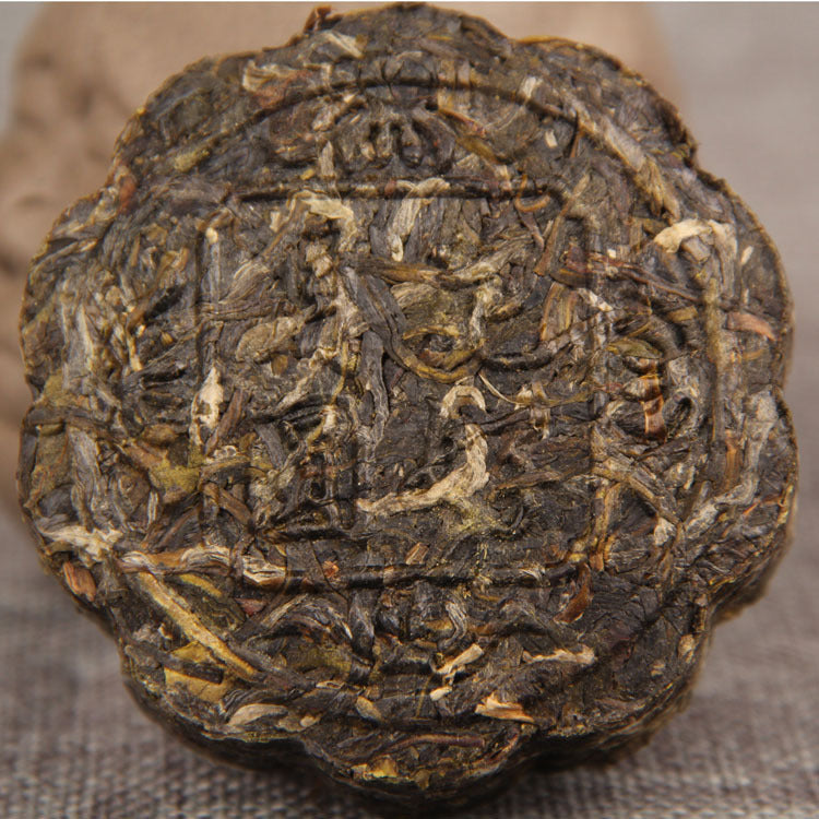 Chinese Mid-Autumn Tea Gift Gift Aged Puerh Mooncake Tea Green Tea Raw Tea Blossom Mooncake 100g/PC